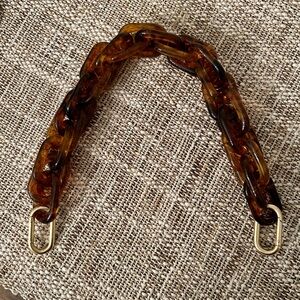 Clare V Shortie Tortoise Strap